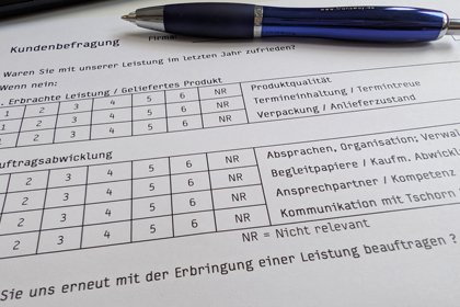 TSCHORN - 30.09.2025 Kundenbefragung 2025
